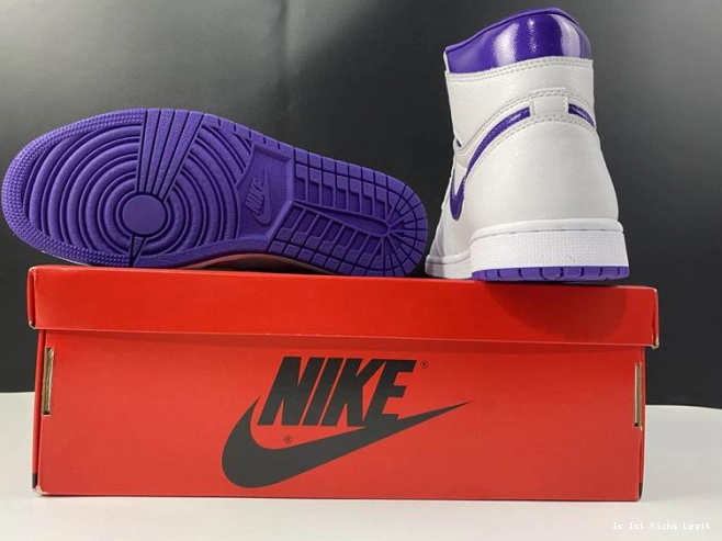JORDAN CD0461-151 COURT HIGH 1 RETRO PURPLE AIR 0805